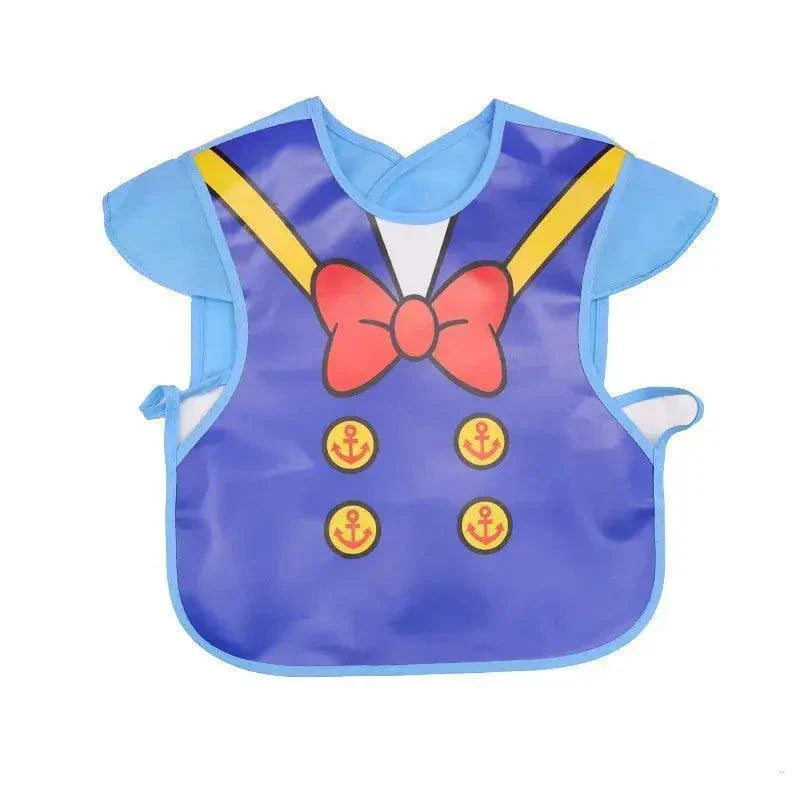 Baby Waterproof Cloth Feeding with Pocket Child Apron Smock