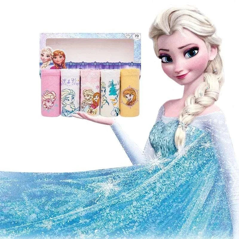 5Pcs/Box Cartoon Girls Underwear Panties For 1-14Y