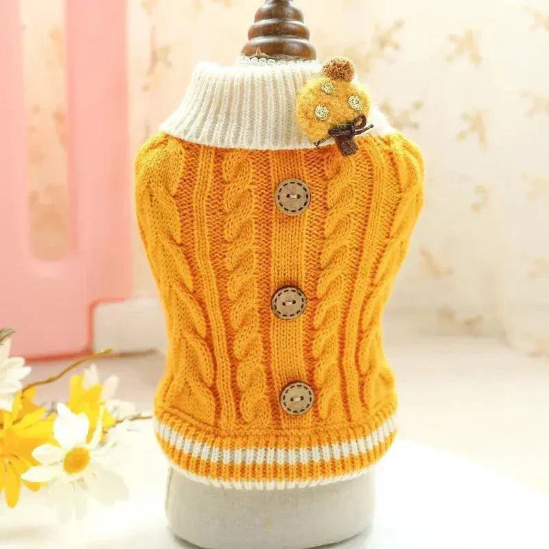 Cartoon Design Puppy Hoodie in Winter
