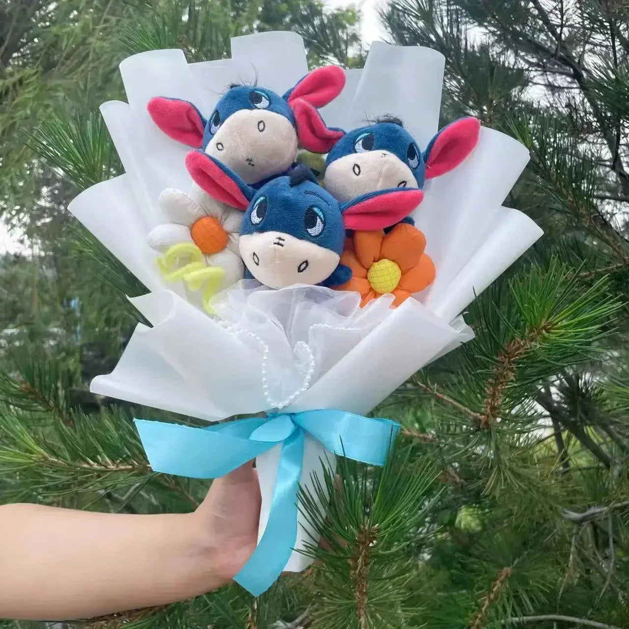 Cartoon Handmade Flower Bouquet Toys for Gifts