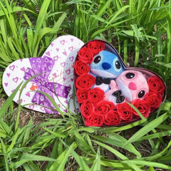 Cartoon Lilo Stitch Plush Doll Toys Rose for Gifts