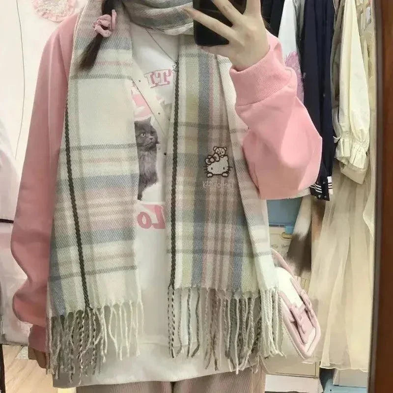 Cartoon Warm Winter Scarf for Gift
