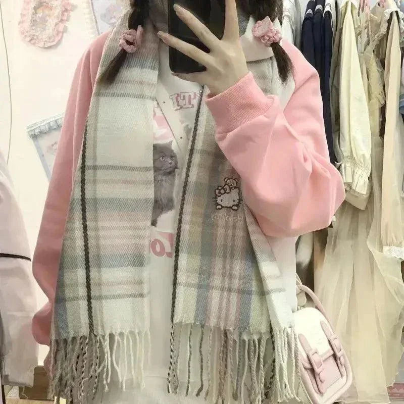 Cartoon Warm Winter Scarf for Gift