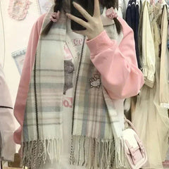 Cartoon Warm Winter Scarf for Gift