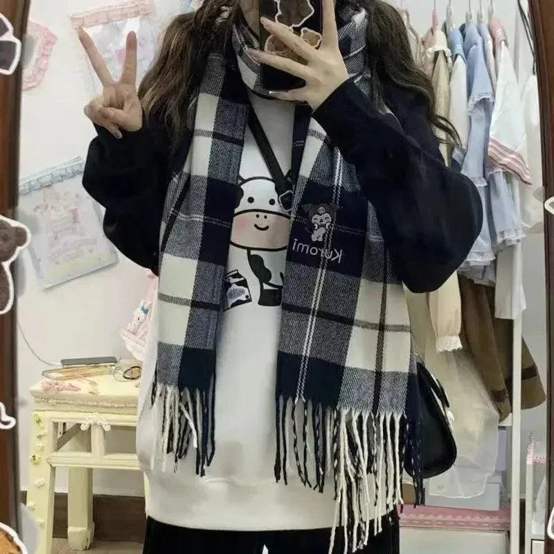 Cartoon Warm Winter Scarf for Gift