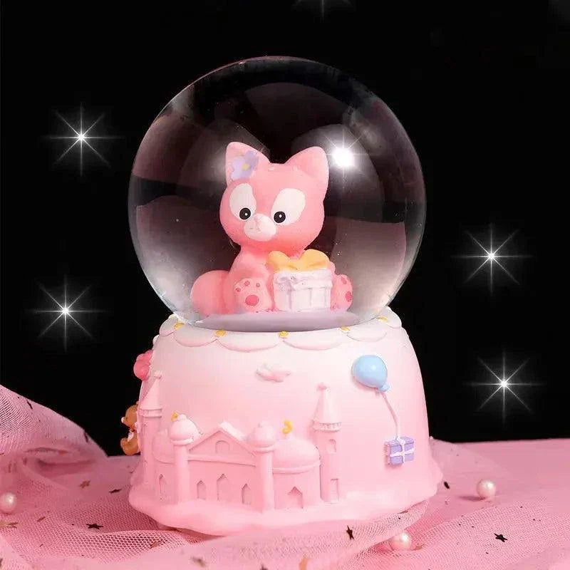 Cartoons' Christmas Home Resin Decoration Music Box