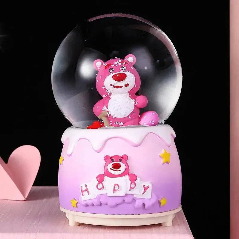 Cartoons' Christmas Home Resin Decoration Music Box
