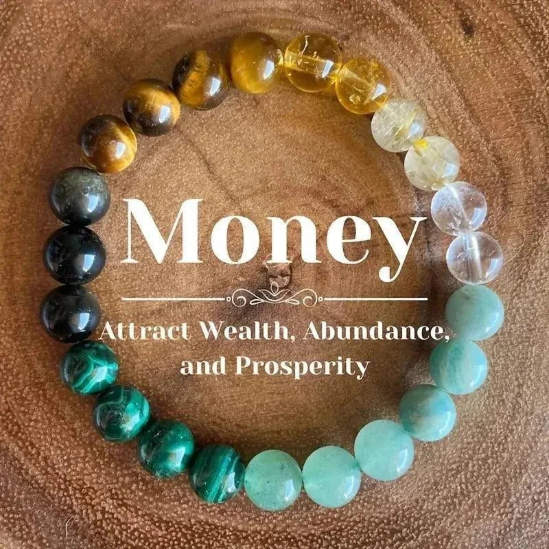 Classic Natural Stone Wealth Love Lucky Bracelet