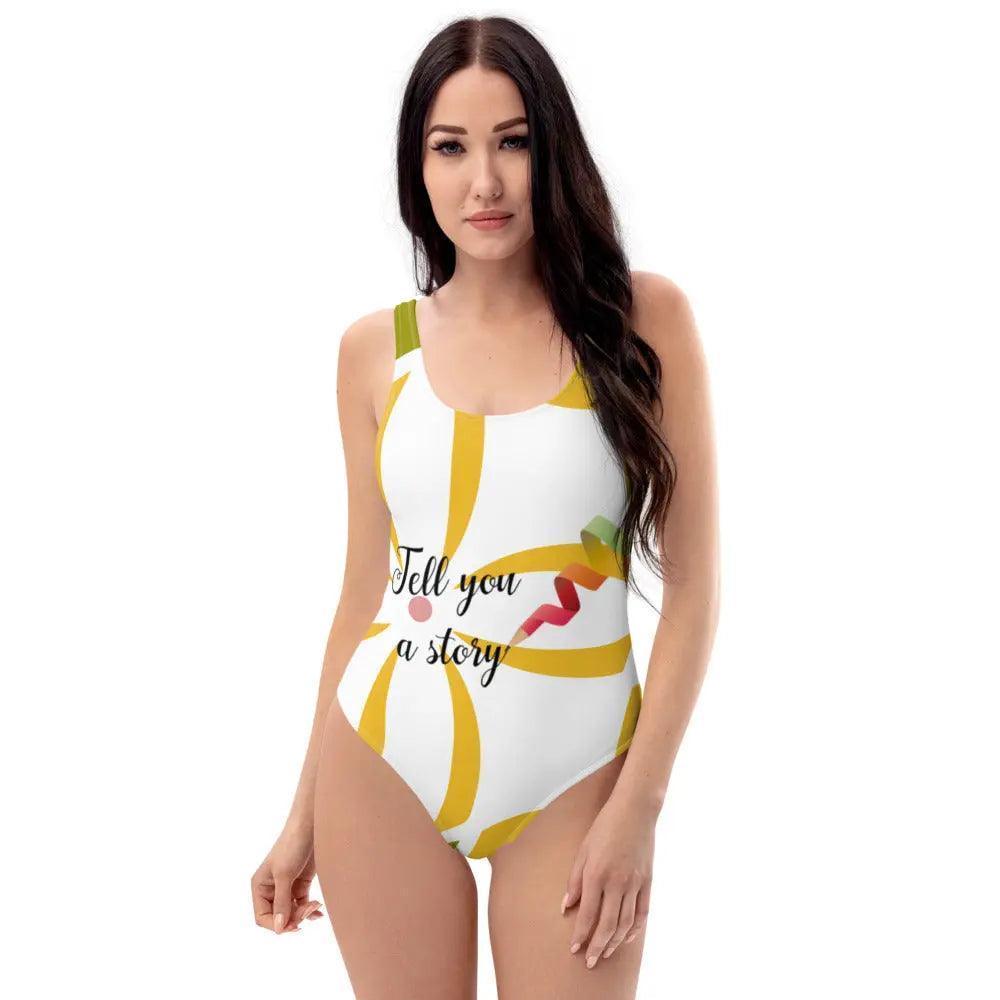 Colourful print One-Piece Swimsuit