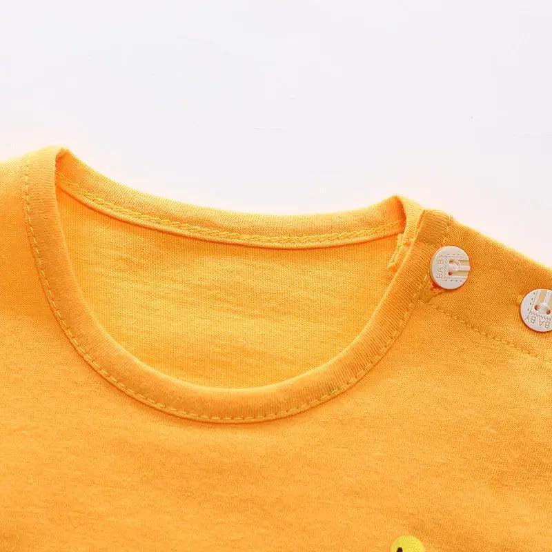 Cotton Baby Sets Leisure Sports Boy T-shirt + Shorts Sets