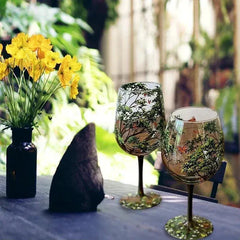 Creative Four Seasons Tree Wine Glass