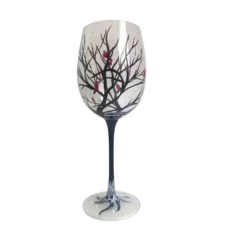 Creative Four Seasons Tree Wine Glass