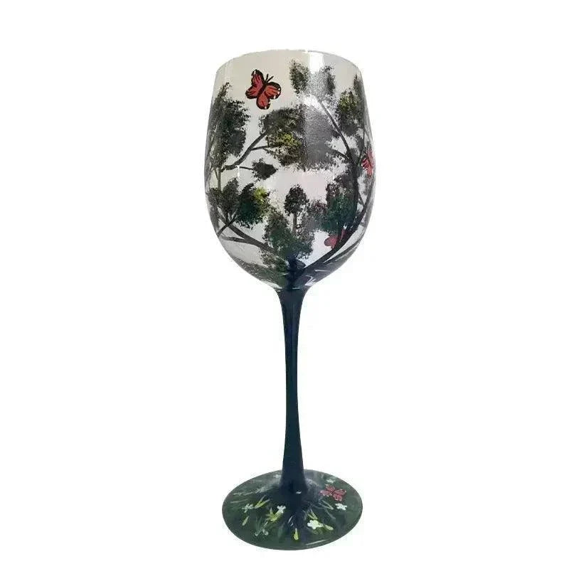 Creative Four Seasons Tree Wine Glass
