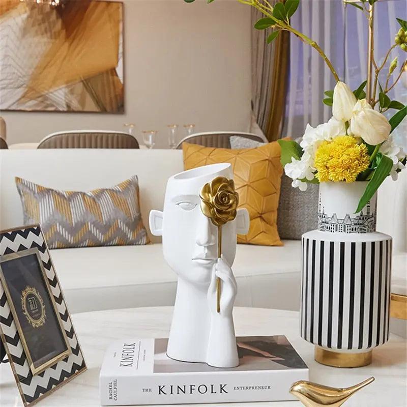 Creative Nordic vase decor art living room