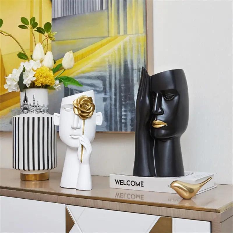 Creative Nordic vase decor art living room