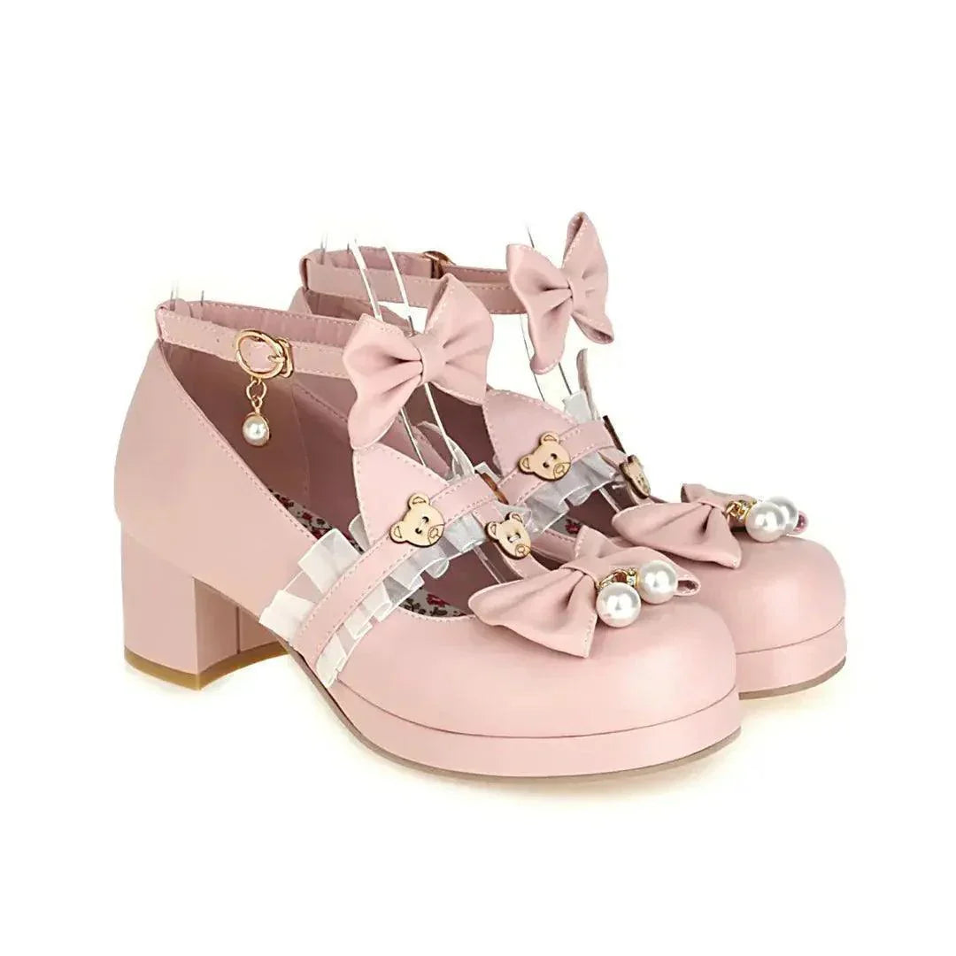 Cute Bear Lolita girls shoes