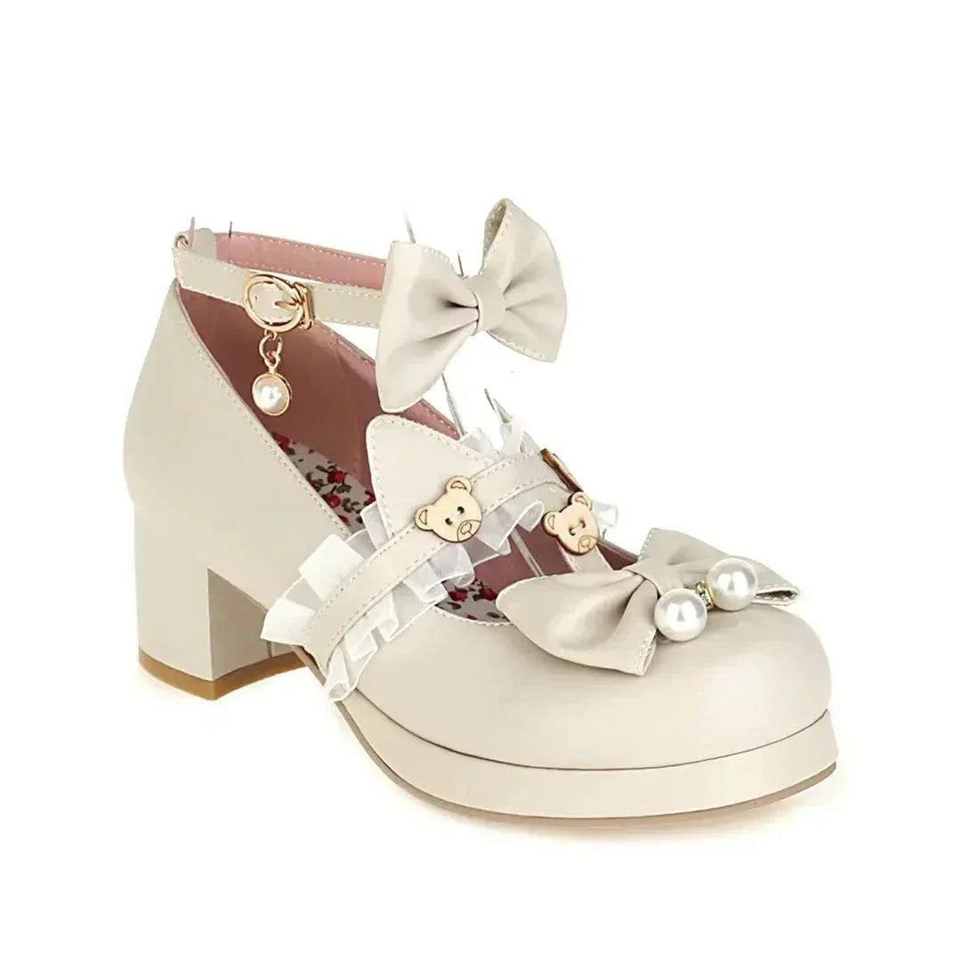 Cute Bear Lolita girls shoes