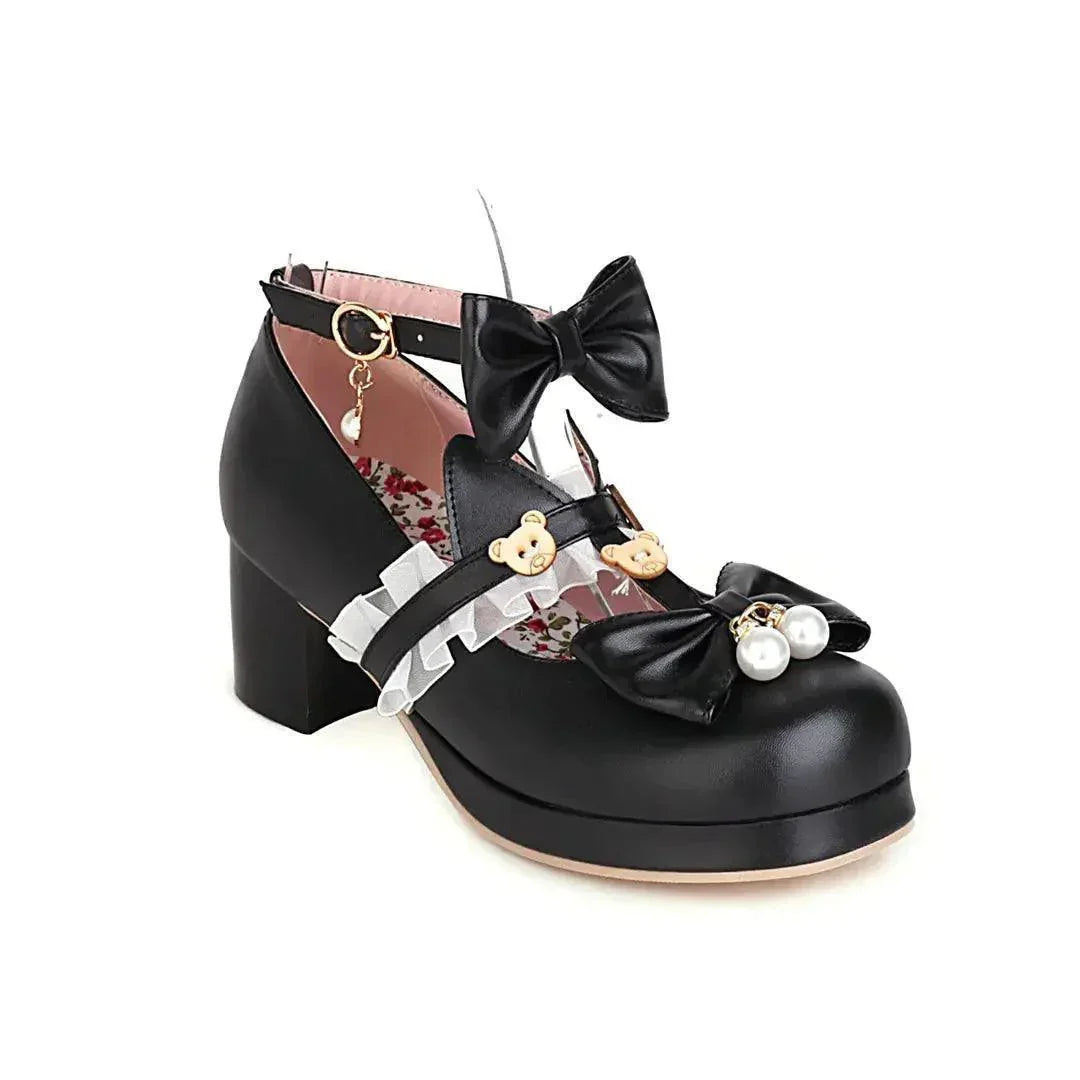 Cute Bear Lolita girls shoes