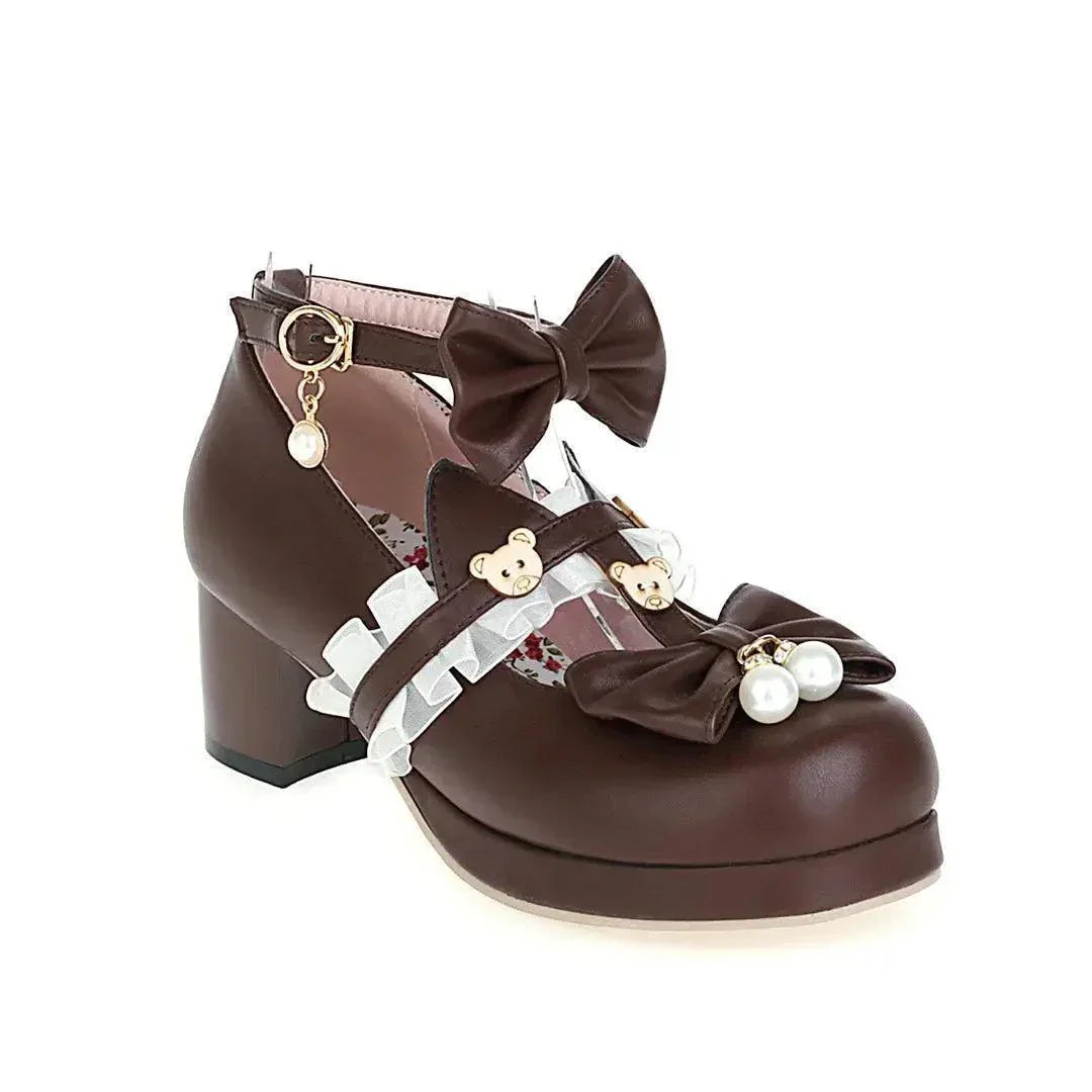 Cute Bear Lolita girls shoes