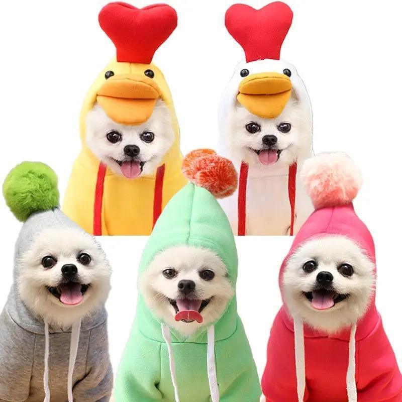 Cute Fruit Dog Clothes for Small Dogs hoodies
