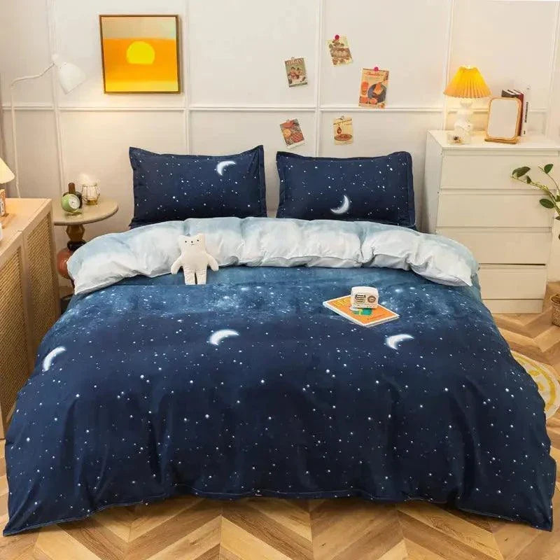 Cute Style Double Bed Sheet Set