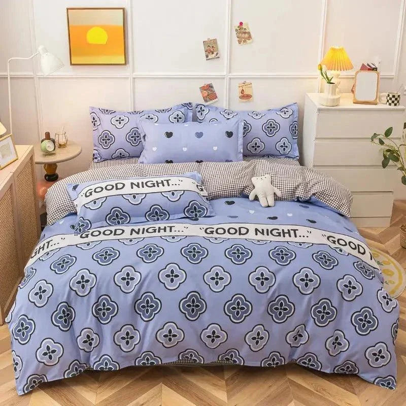 Cute Style Double Bed Sheet Set