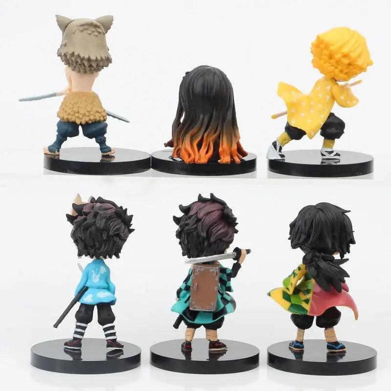 Demon Slayer Figure 6pcs Set 7.5cm Anime Figure