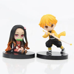 Demon Slayer Figure 6pcs Set 7.5cm Anime Figure