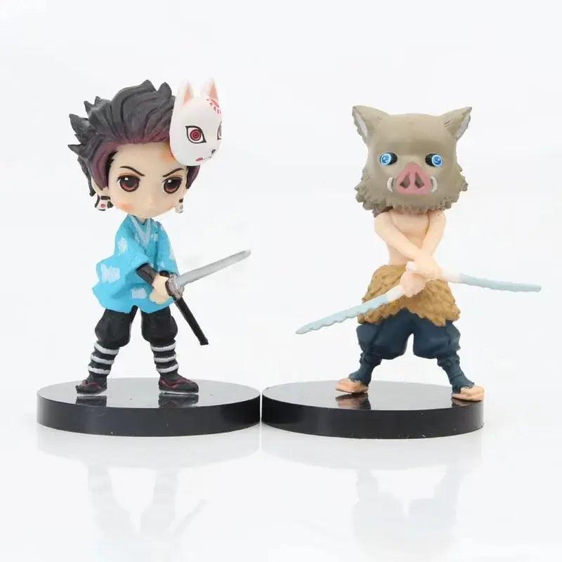 Demon Slayer Figure 6pcs Set 7.5cm Anime Figure