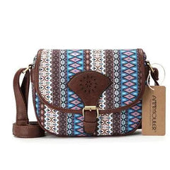 Design Women Shoulder Bag Vintage Hollow Out Crossbody Bag Pu Leather
