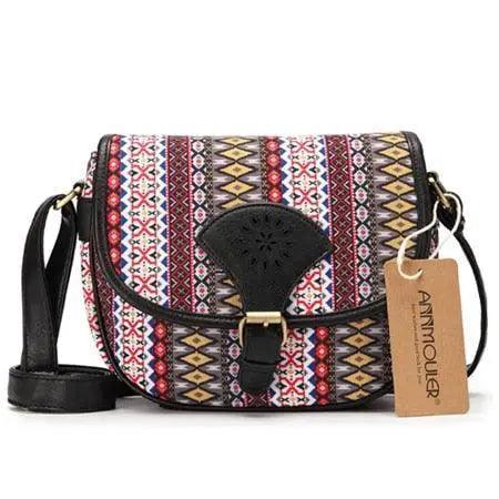 Design Women Shoulder Bag Vintage Hollow Out Crossbody Bag Pu Leather