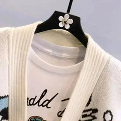 Donald Cartoon Sweaters for Women in Autumn and Winter