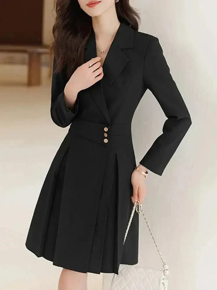 Elegant Blazers Lady Office Slim Classic Dress