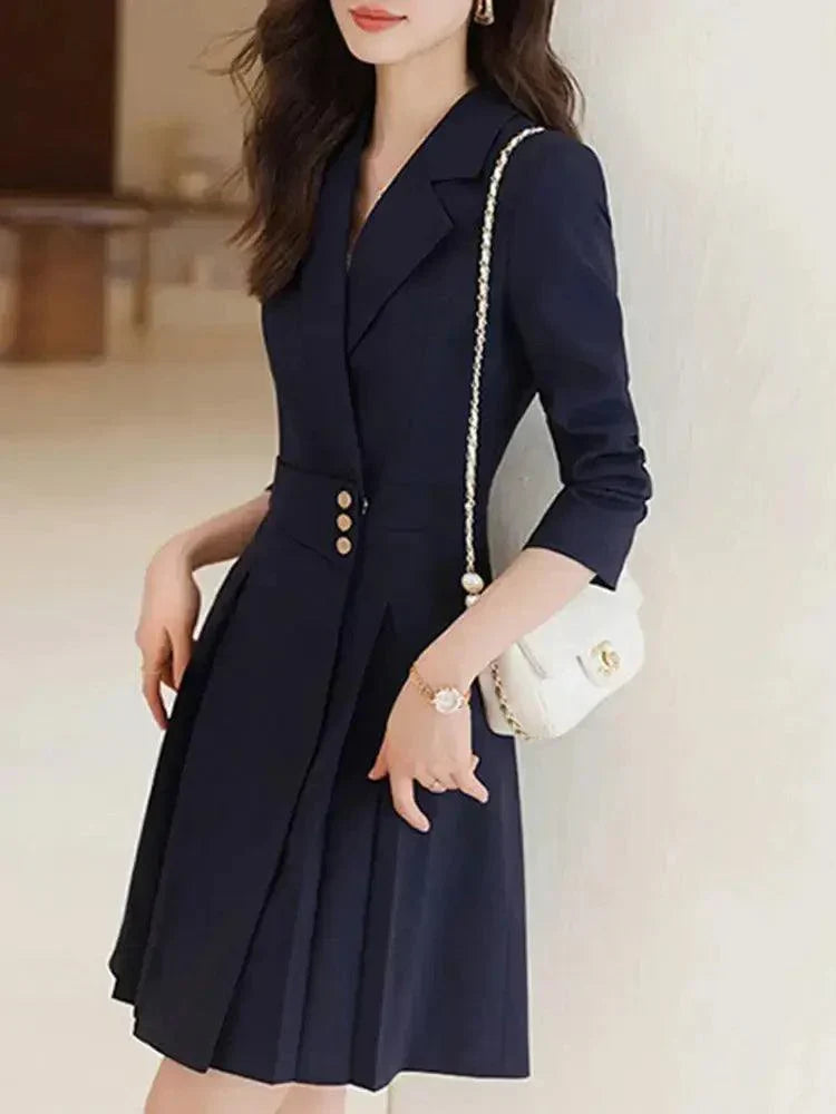 Elegant Blazers Lady Office Slim Classic Dress