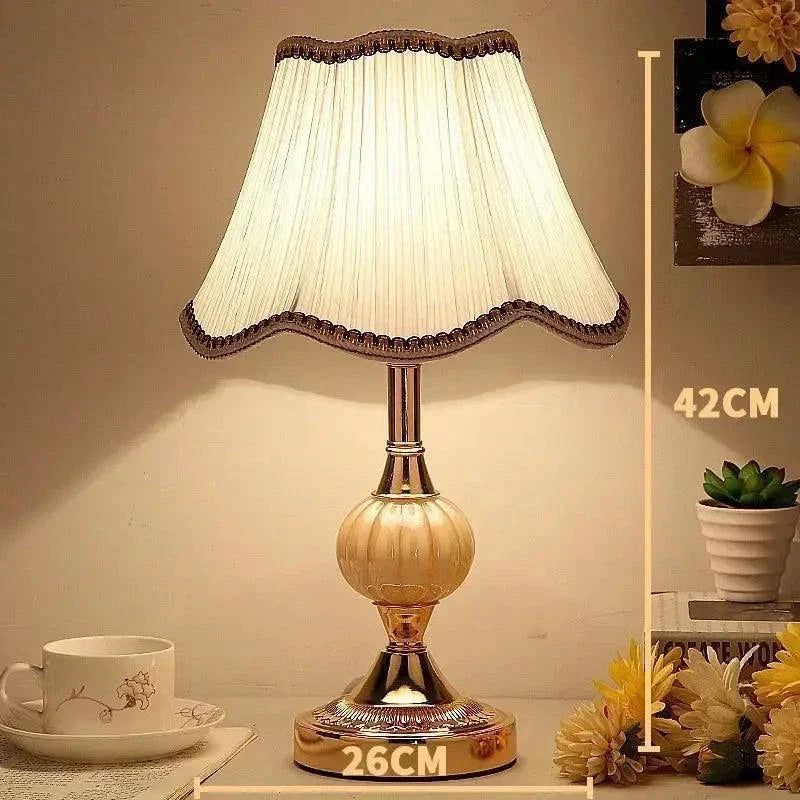 European Style Retro Classic Bedroom Bedside Lamps