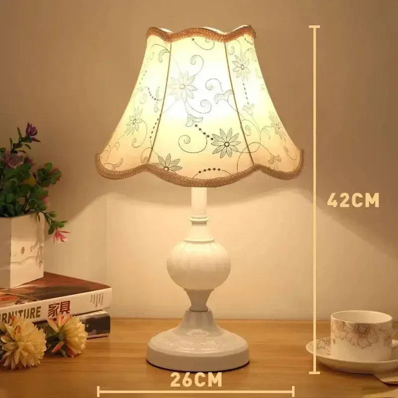 European Style Retro Classic Bedroom Bedside Lamps