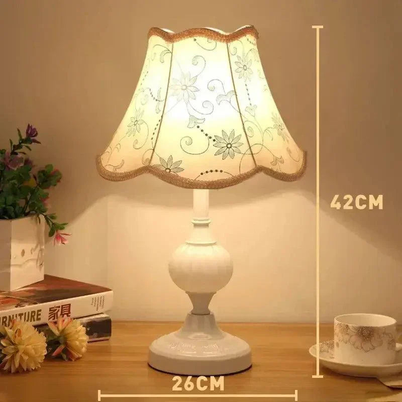 European Style Retro Classic Bedroom Bedside Lamps