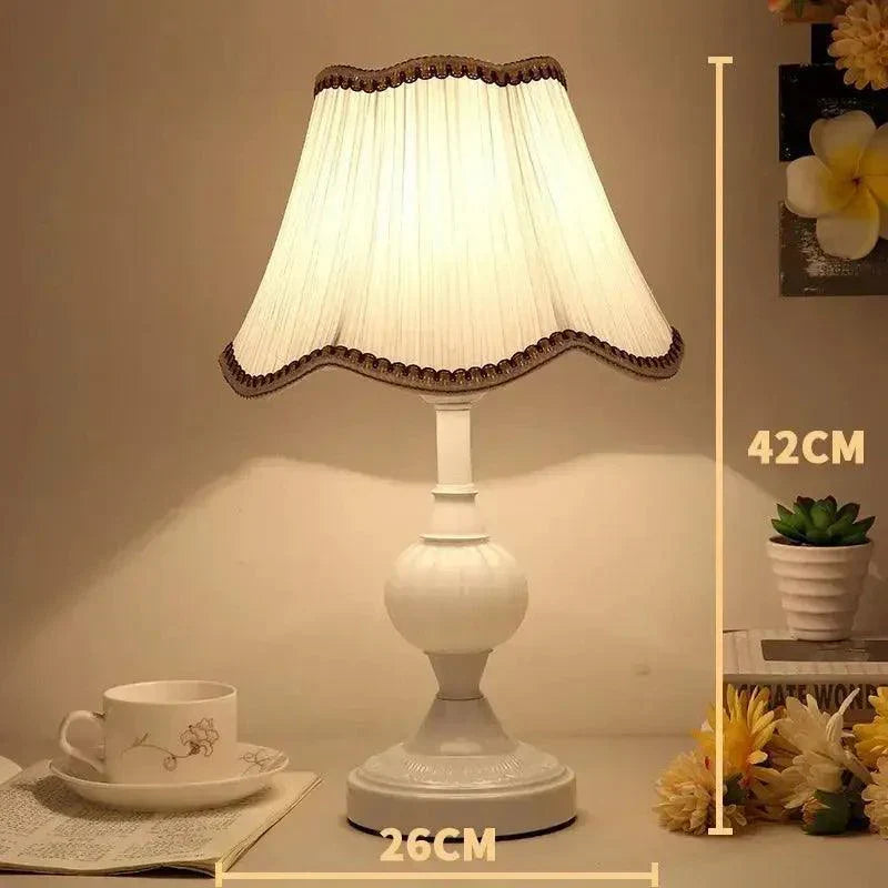 European Style Retro Classic Bedroom Bedside Lamps