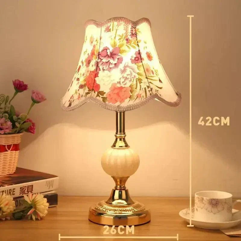 European Style Retro Classic Bedroom Bedside Lamps