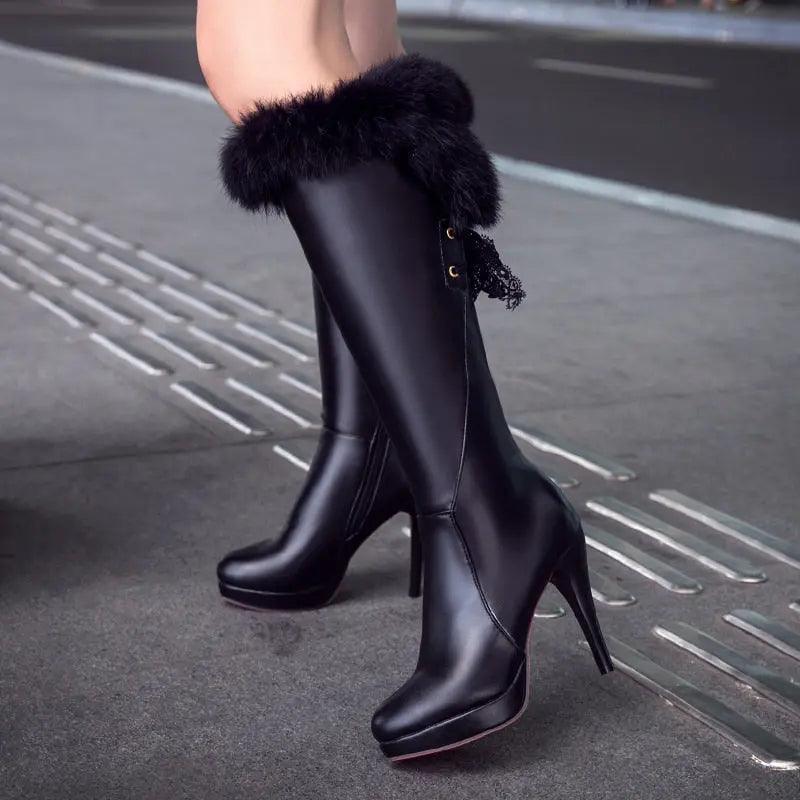Fashion Knee High Boots for Women's Winter