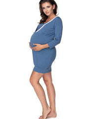 Fashionable Pregnancy Nightgown Nightshirt