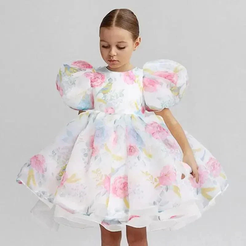 Flower Pageant Vestidos Girls Princess Dress