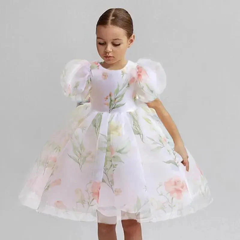 Flower Pageant Vestidos Girls Princess Dress