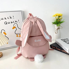 Girls Cartoon Bunny Pattern Backpack