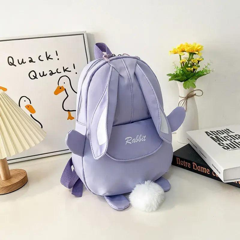 Girls Cartoon Bunny Pattern Backpack