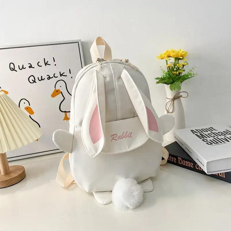 Girls Cartoon Bunny Pattern Backpack
