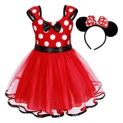 Girls Cartoon Children Summer Casual Dress