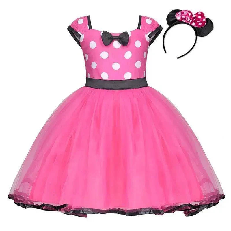 Girls Cartoon Children Summer Casual Dress