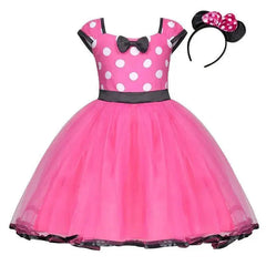 Girls Cartoon Children Summer Casual Dress