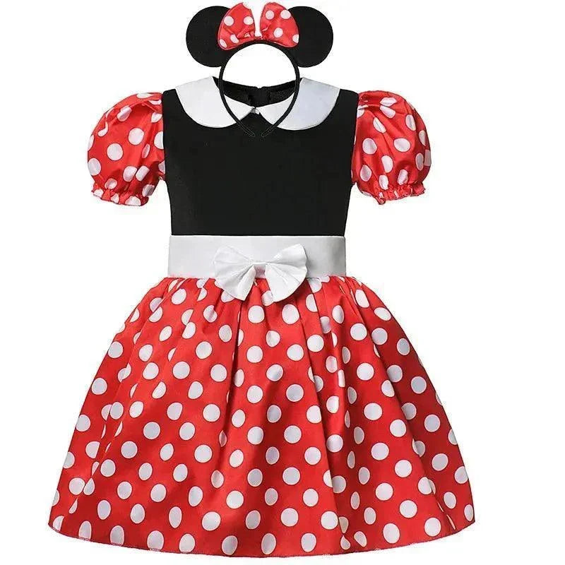 Girls Cartoon Children Summer Casual Dress